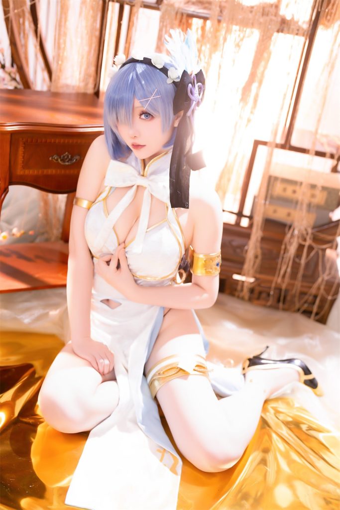 【COS】星之迟迟 - 蕾姆旗袍【50p】 - 星萌★潘多拉-星萌ACG主网-涩涩 涩图圈子-茶水区-星萌★潘多拉-星萌ACG主网